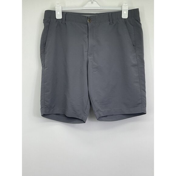 Under Armour Mens Loose Fit Shorts Size 36 Grey - Picture 1 of 7